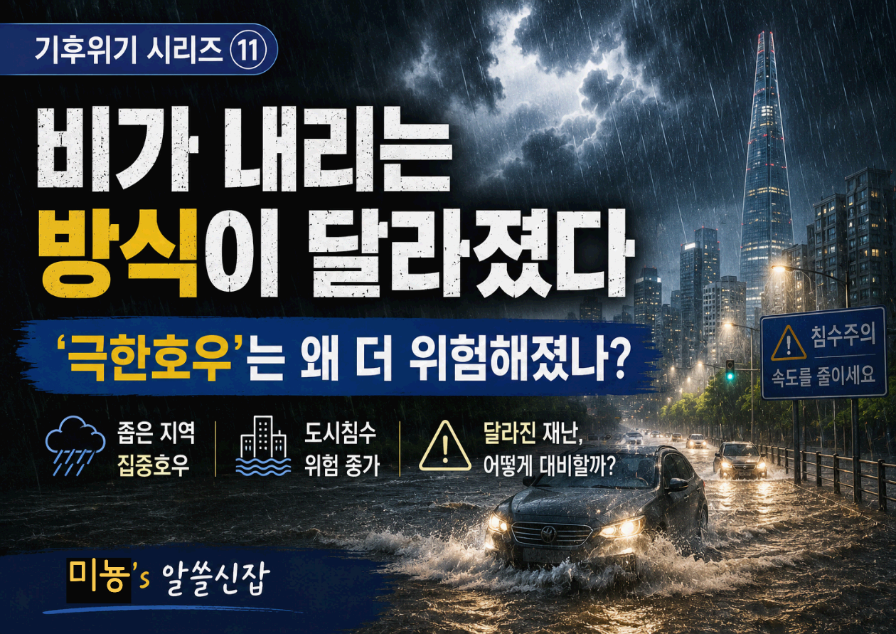 비가 내리는 방식이 달라졌다｜'극한호우'는 왜 더 위험해졌나?