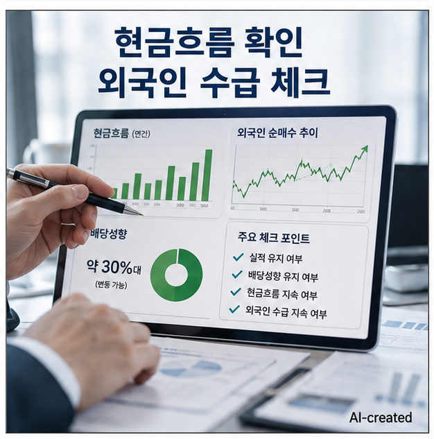 현대모비스 배당 유지 가능 구간과 위험 구간을 비교하는 기준 이미지