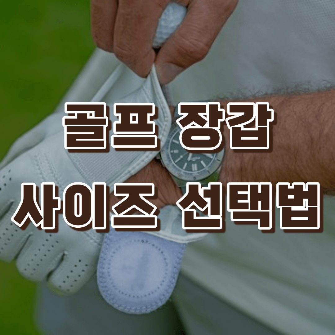 골프 장갑