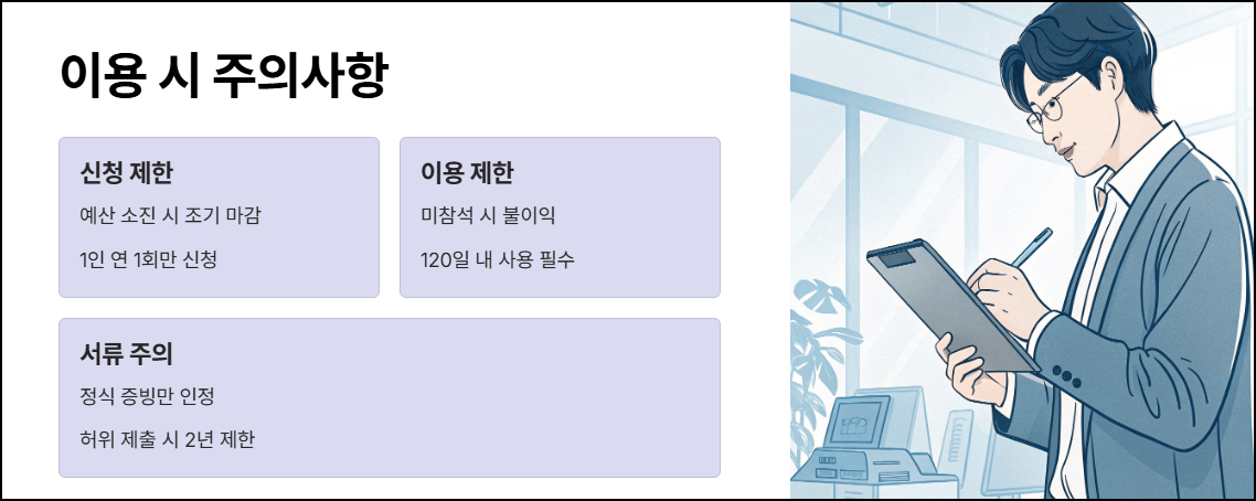 이용 시 주의사항