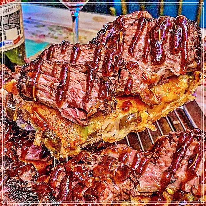 압구정 로데오 맛집 수비드 우대갈비 디트로이트 피자