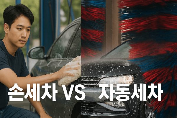 손세차 VS 자동세차