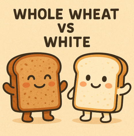 통밀 vs 백밀가루, 영양 차이 – 건강빵 선택을 위한 완벽 가이드