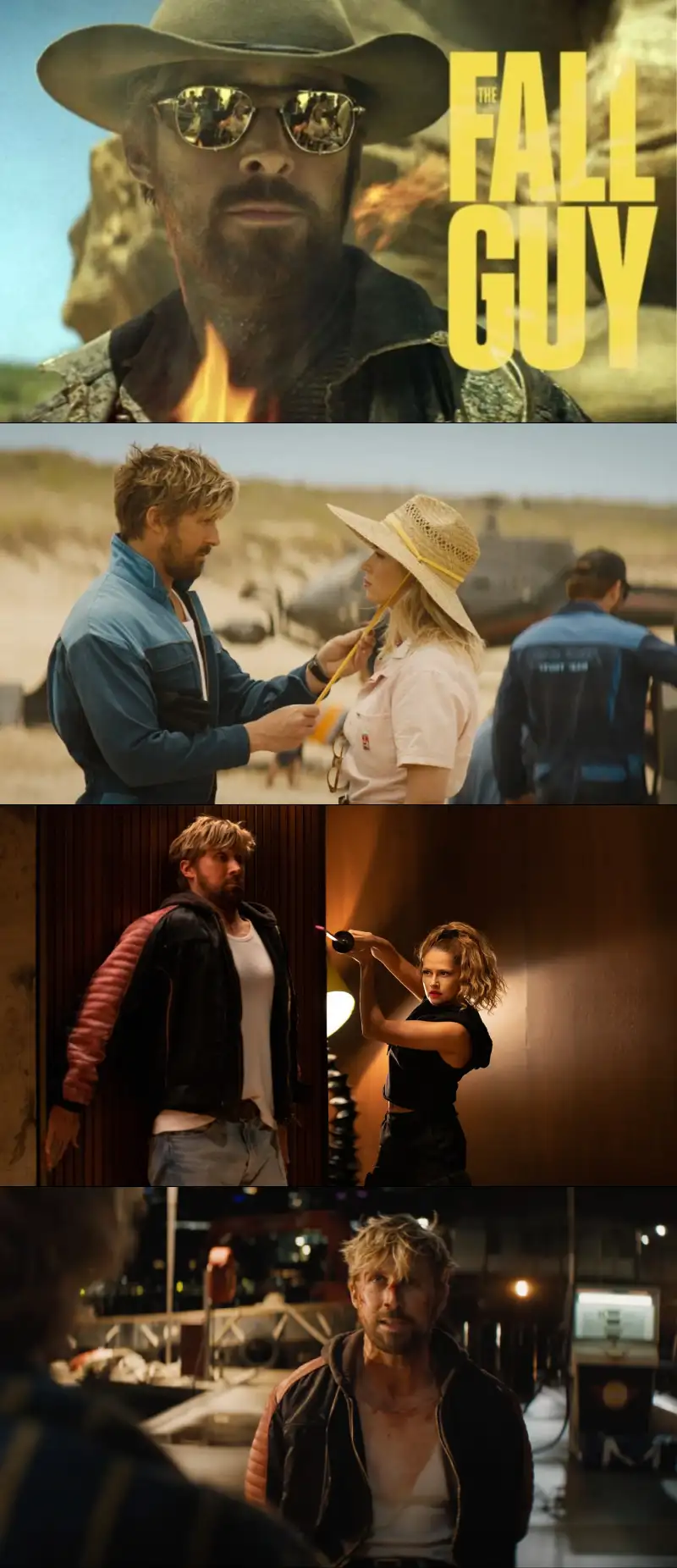 스턴트맨 라이언 고슬링이 나오는 주요 장면들