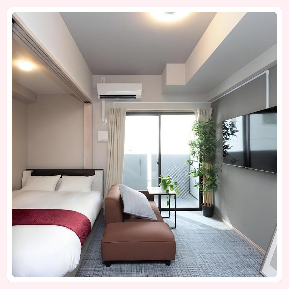 Residence Hotel Hakata Minoshima 객실 전경