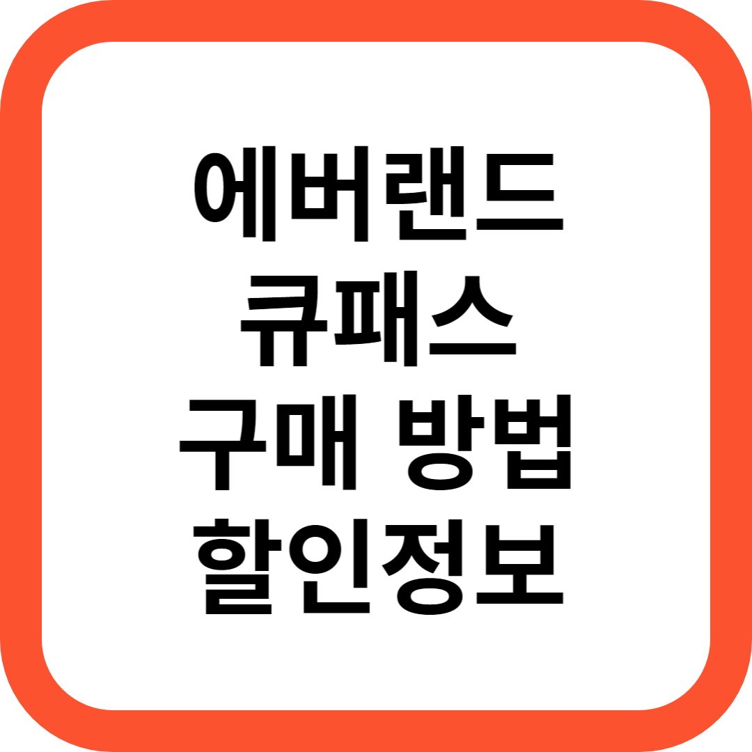 에버랜드 큐패스