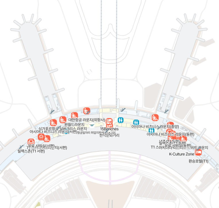 제1터미널 라운지 위치