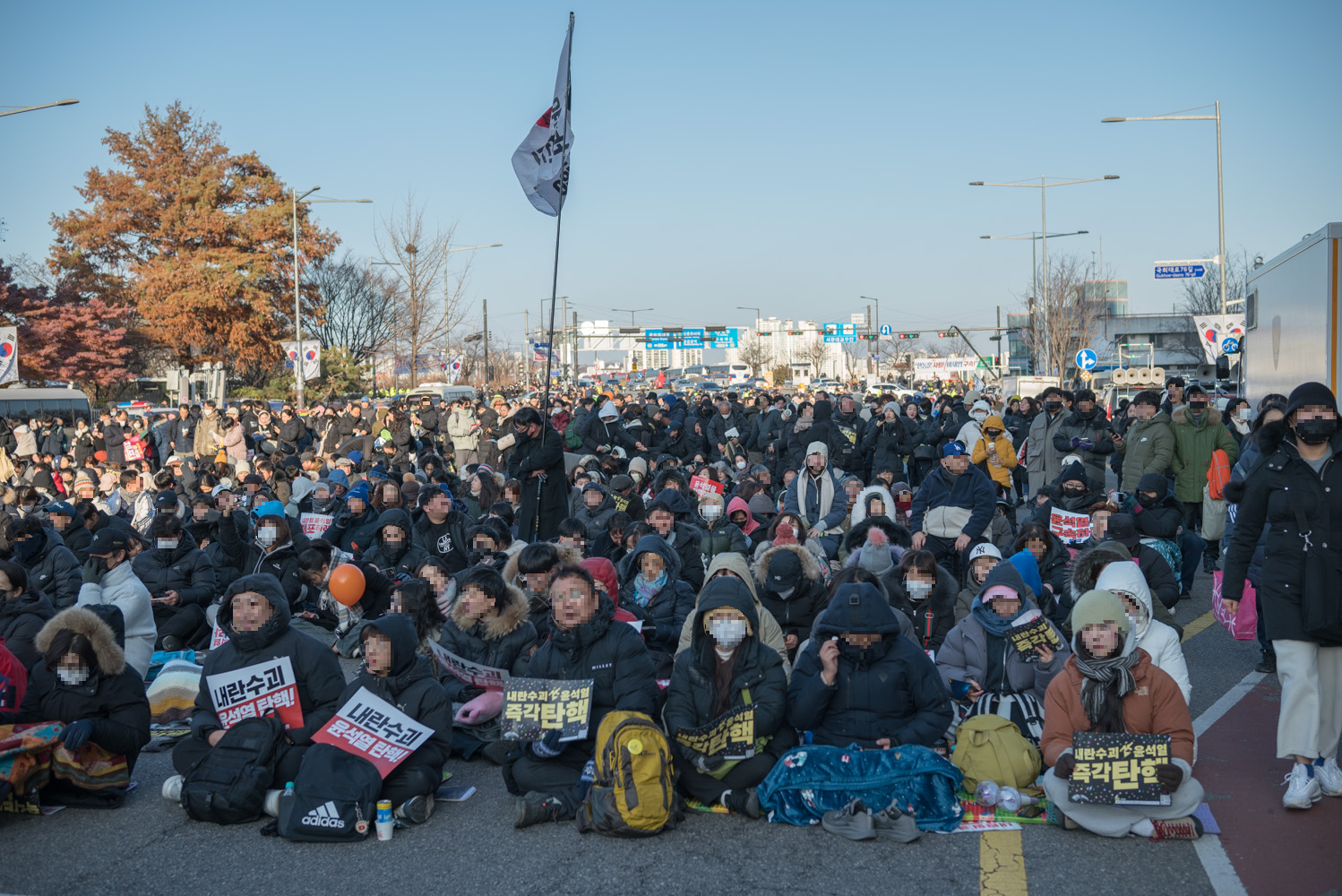 여의도 탄핵 찬성 시위