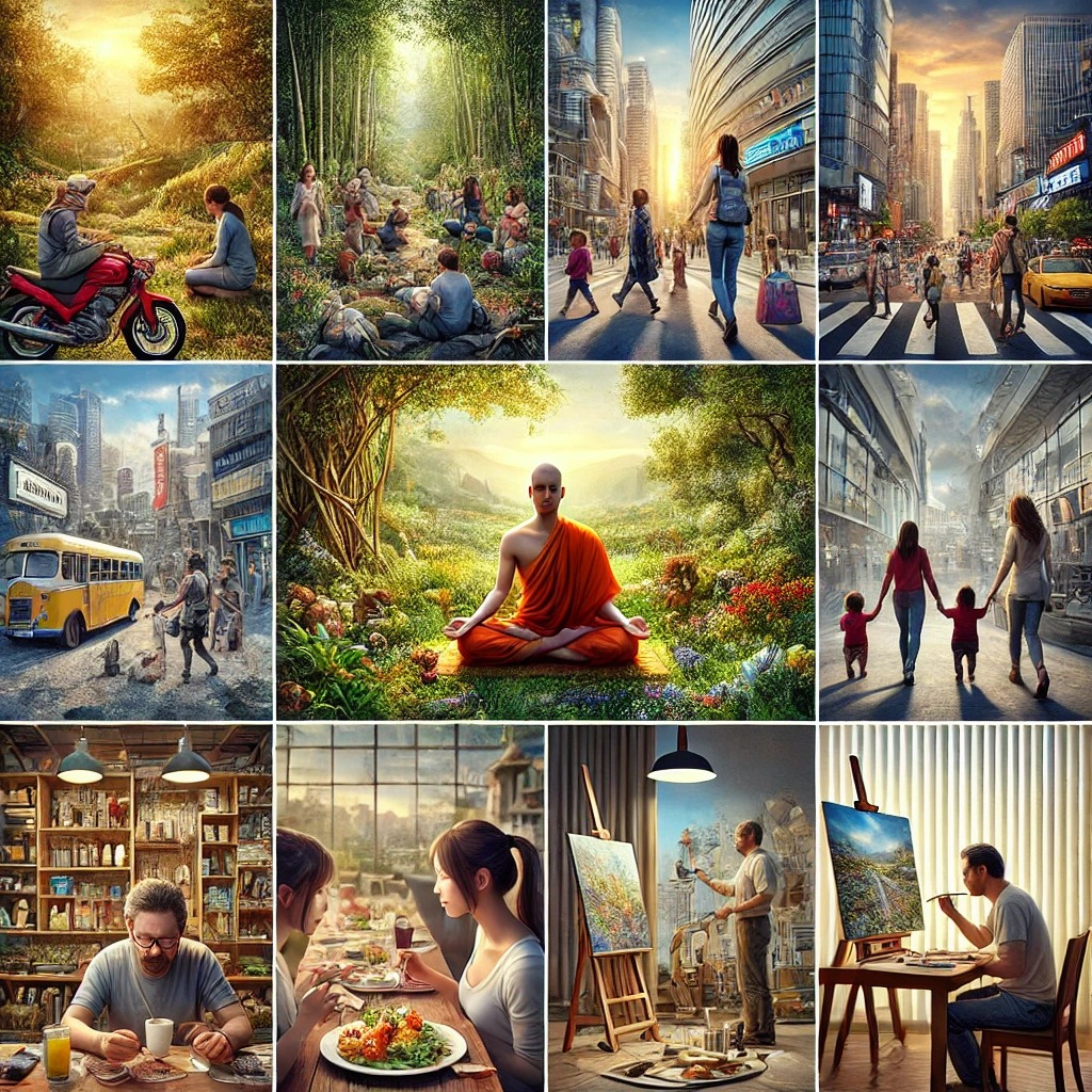 사람들이 이 세상을 살아가는 다양한 방식