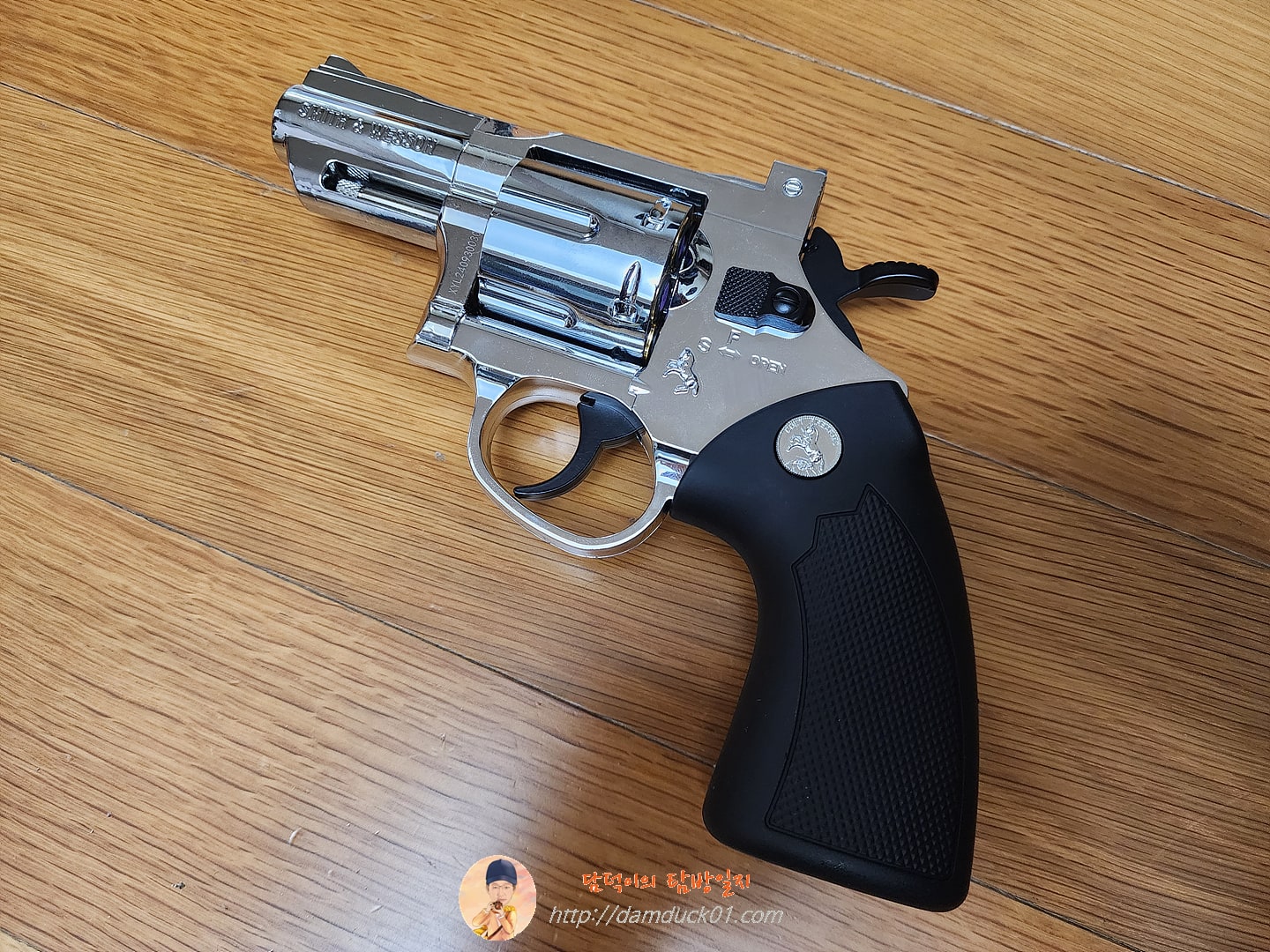 리볼버 메탈 탄피배출 너프건 스미스 & 웨슨 콜트 파이슨 권총, 롱