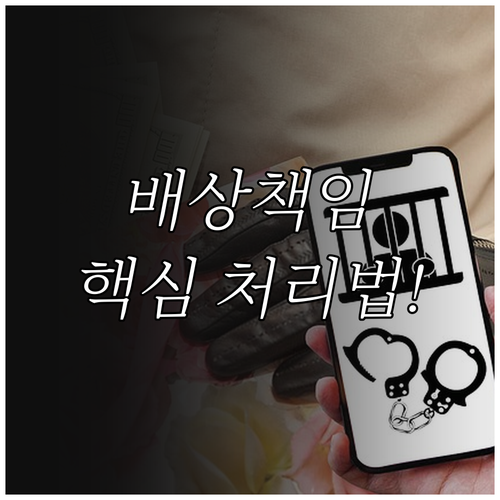 타인 충돌 사고 일상생활 배상 책임 ..