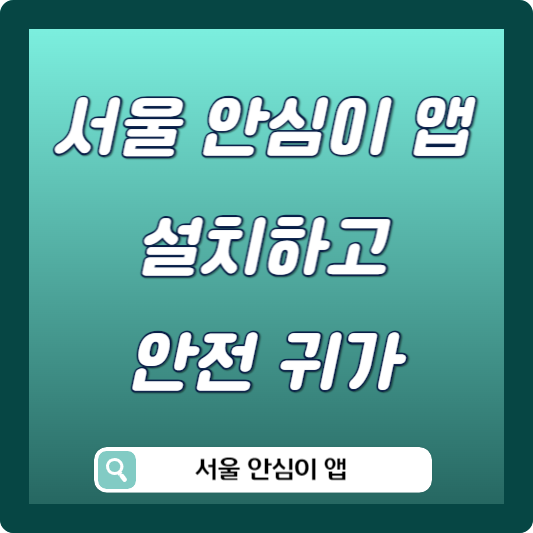서울 안심이 앱 썸네일