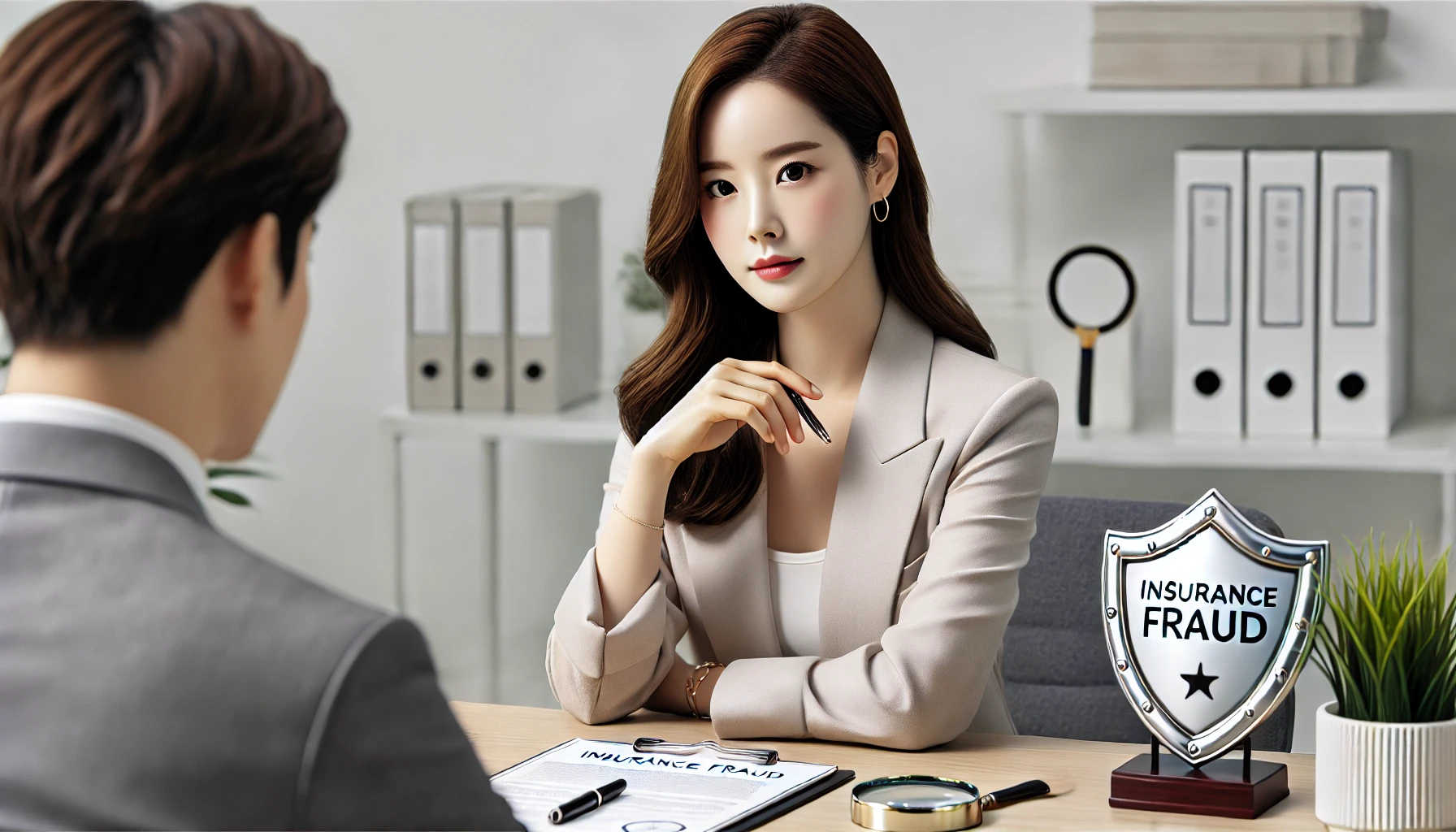 보험사기 조사와 처벌 관련 법률 확인하는 이미지