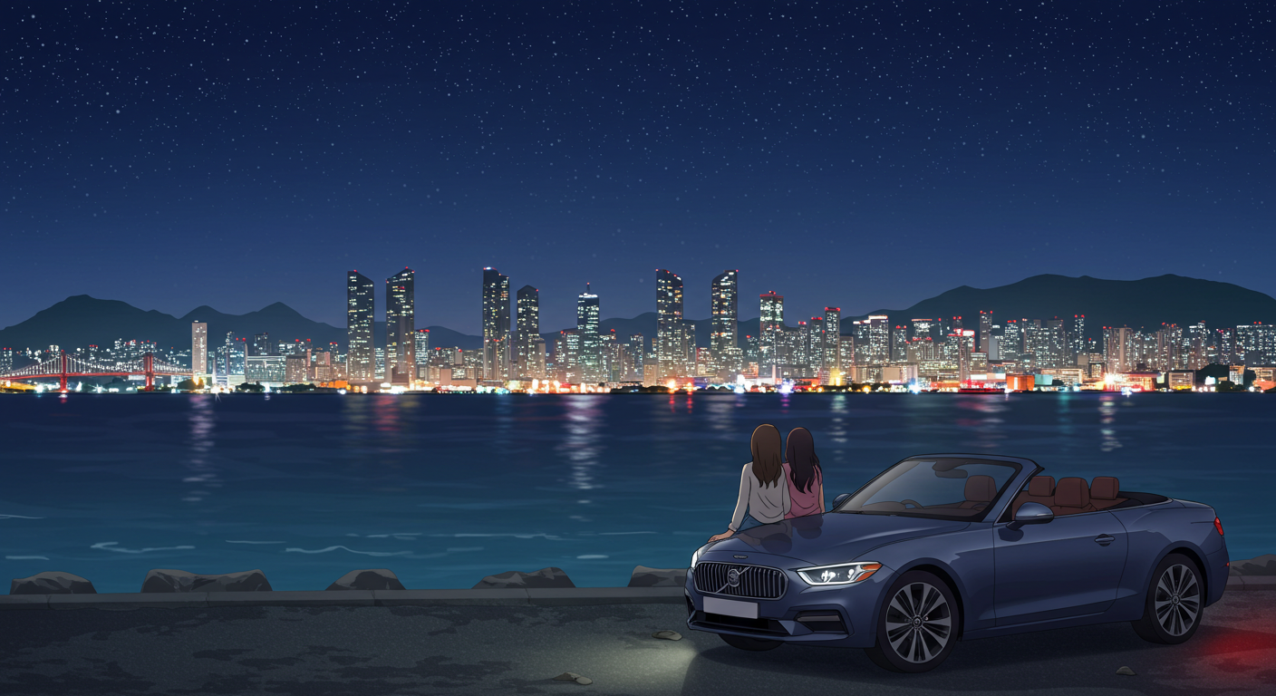 여름밤 부산 야경 드라이브의 여운