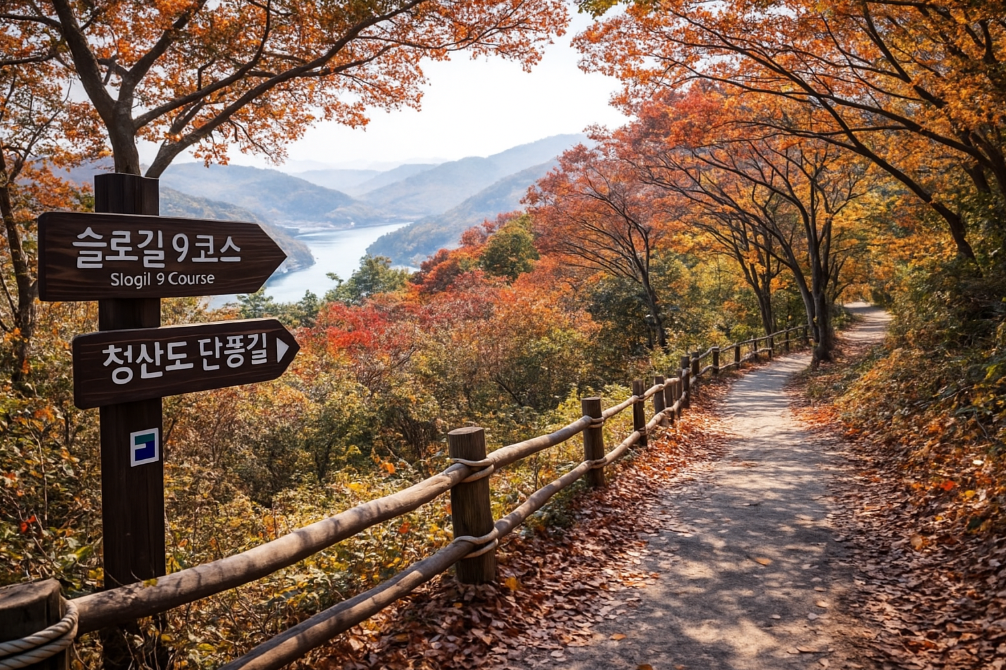 완도 청산도 단풍 절정! 슬로길 9코스 늦가을 힐링 여행