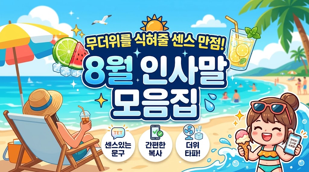 8월 인사말 모음집