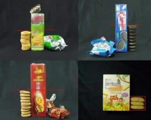 한국 과자의 악랄한 과대포장