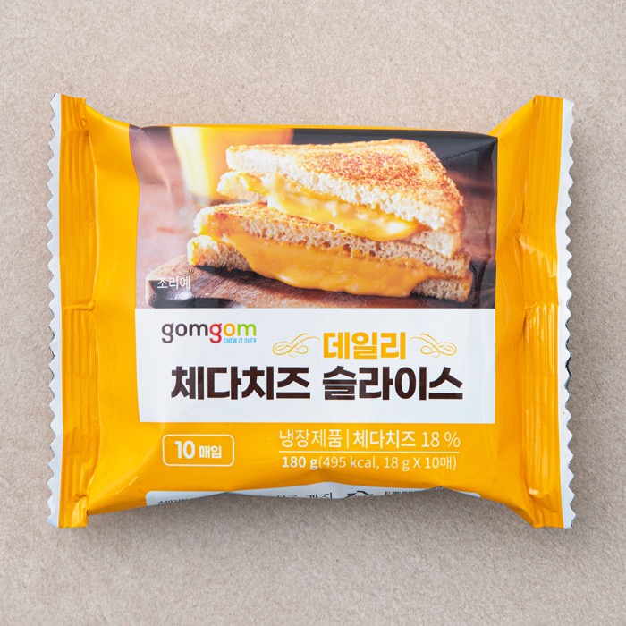 곰곰 데일리 체다치즈 슬라이스 쿠팡