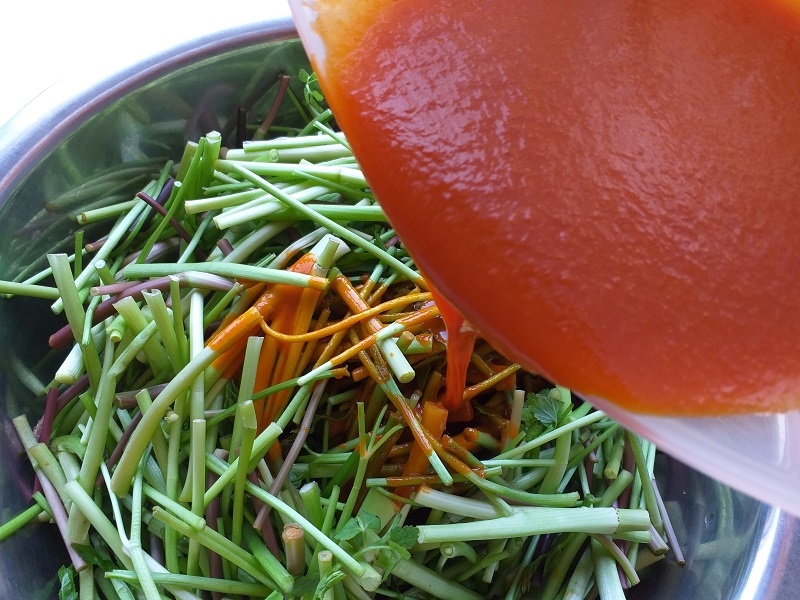 미나리요리, 미나리물김치