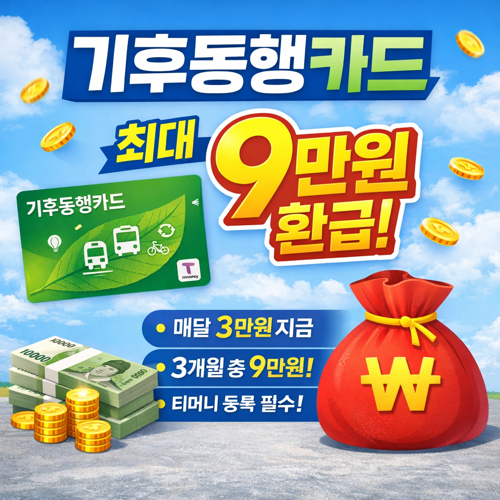 기후동행카드 환급 얼마까지 받을까 (최대 9만원 환급) 관련 사진