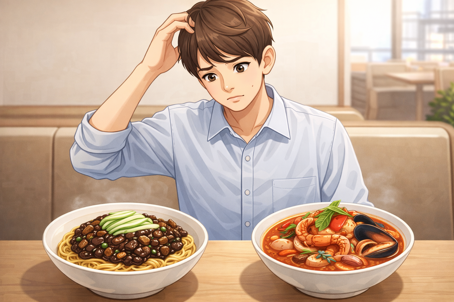 짜장면이냐 짬뽕이냐! 선택장애가 알려주는 나의 심리 유형 테스트