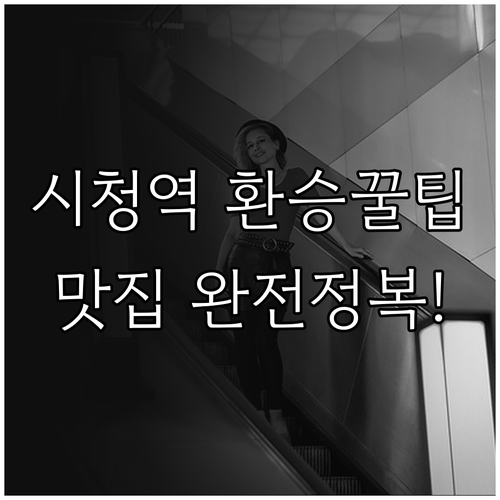 시청역 지하철 시간표 정보와 빠른 환..