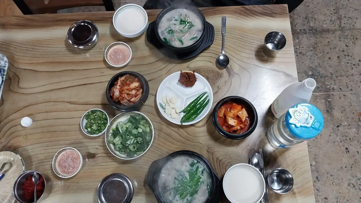포천맛집-노포식당-순대국-상차림