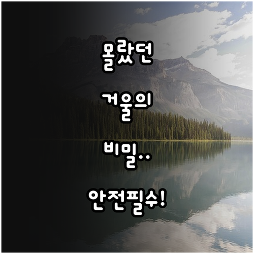 엘리베이터 거울이 제공하는 범죄 예방..
