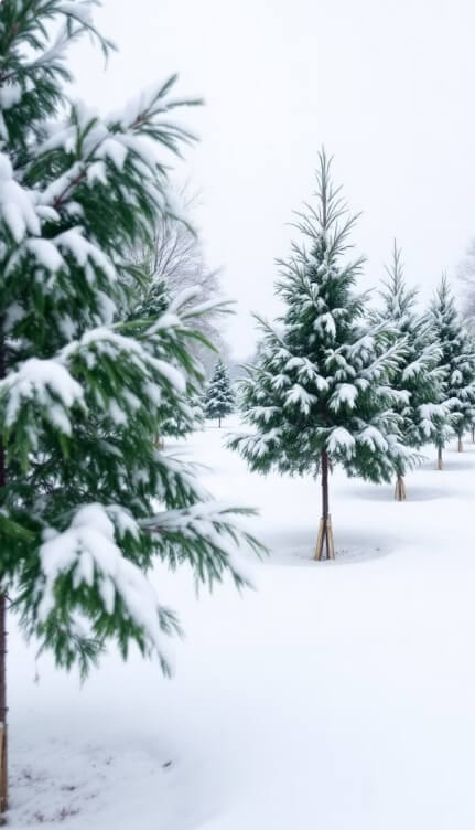 눈이 많이 내린 모습