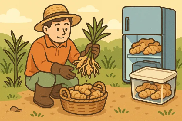 생강 수확 시기 및 보관 방법4