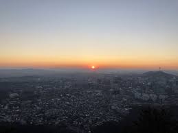 인왕산 일출