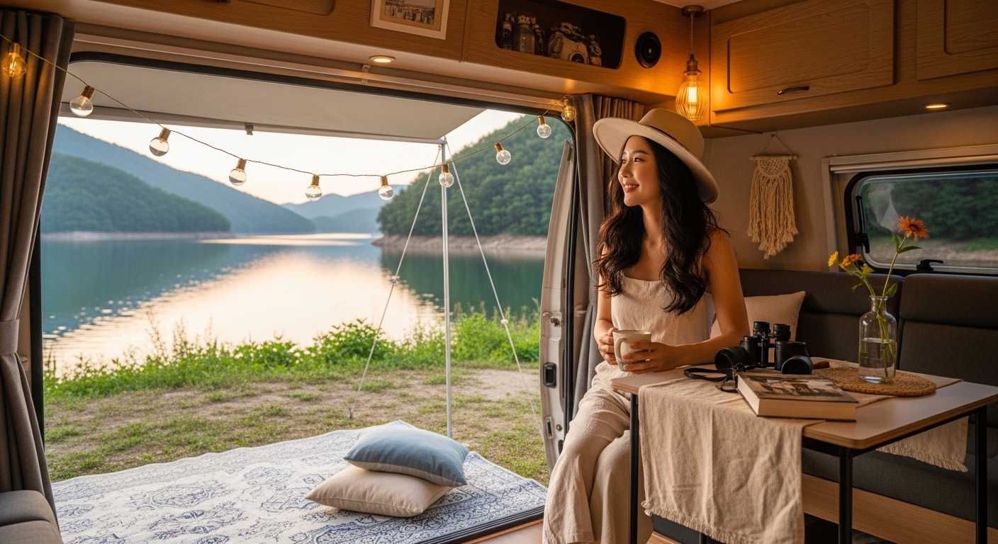 캠핑카 한달 살기 비용