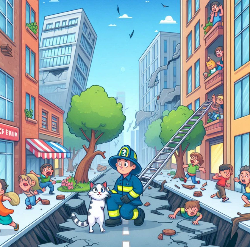 지진 관련 이미지