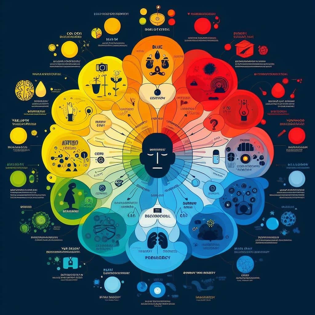 색상심리학: 색깔이 우리의 생각과 감정에 미치는 영향