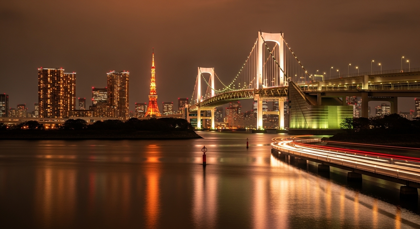 레인보우 브릿지의 야경과 귀국길 ❘ 하코네-도쿄 가족여행 완결편