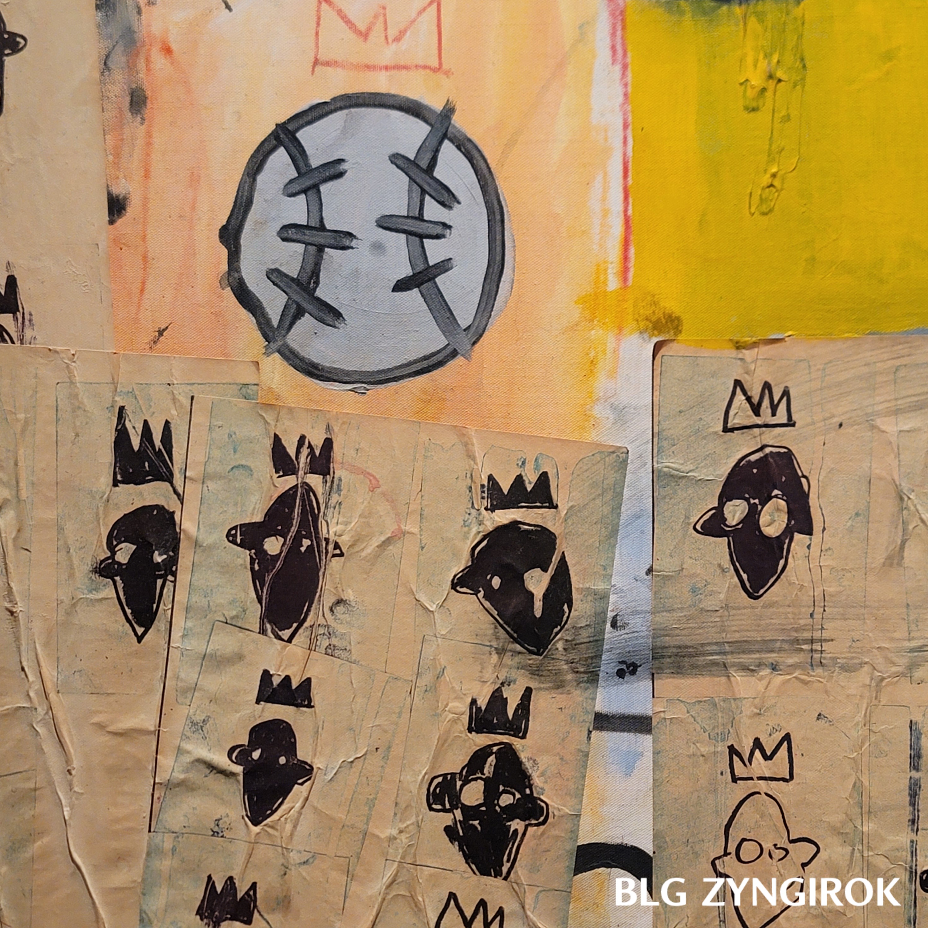 장미셀 바스키아 - 과거와 미래를 잇는 상징적 기호들