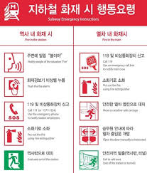 지하철 화재 시 시민 행동요령