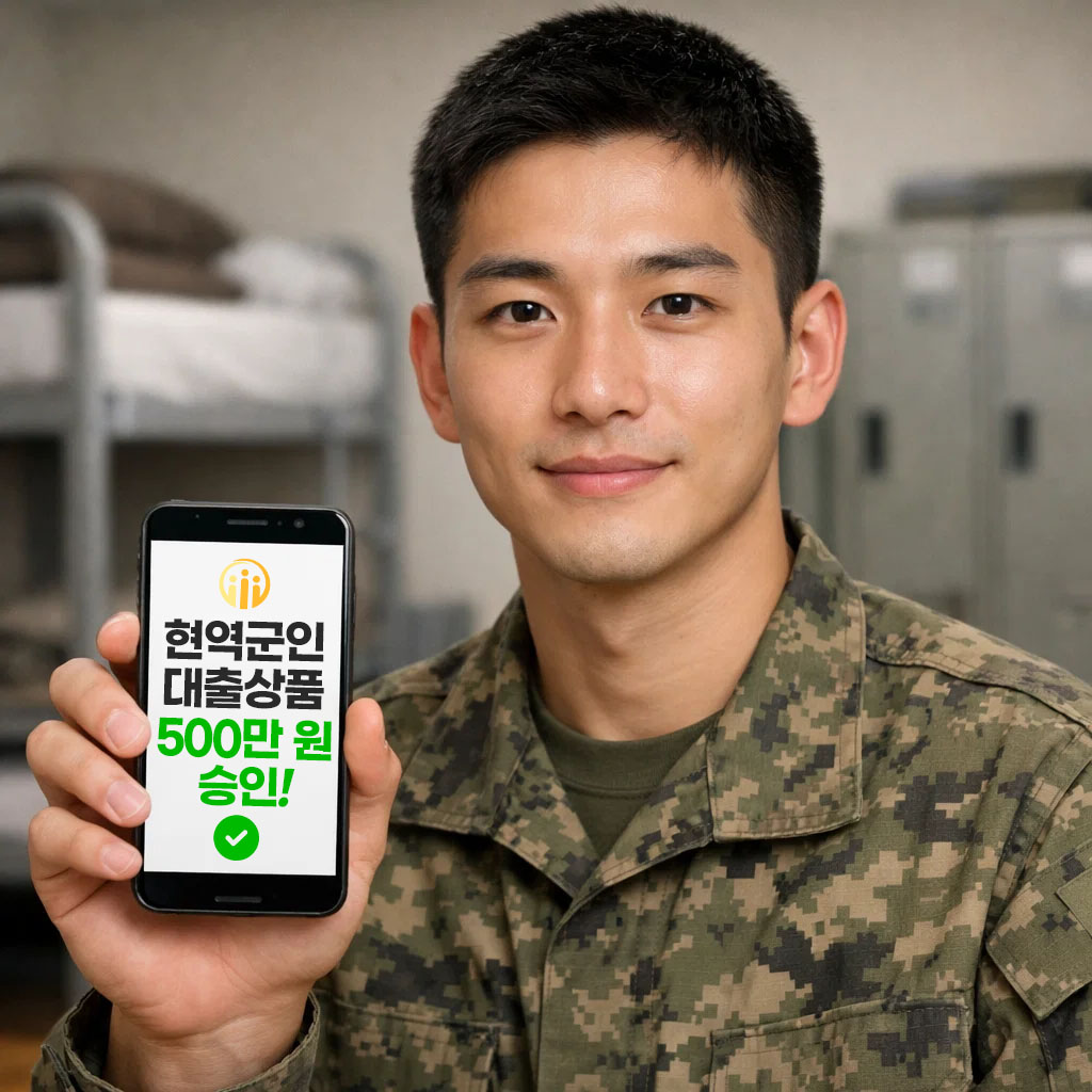 현역군인대출 승인 사례 500만 원