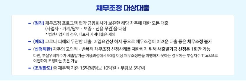 채무조정-대상대출