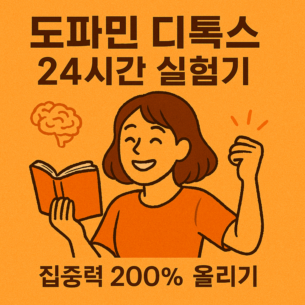 도파민 디톡스, 집중력 향상