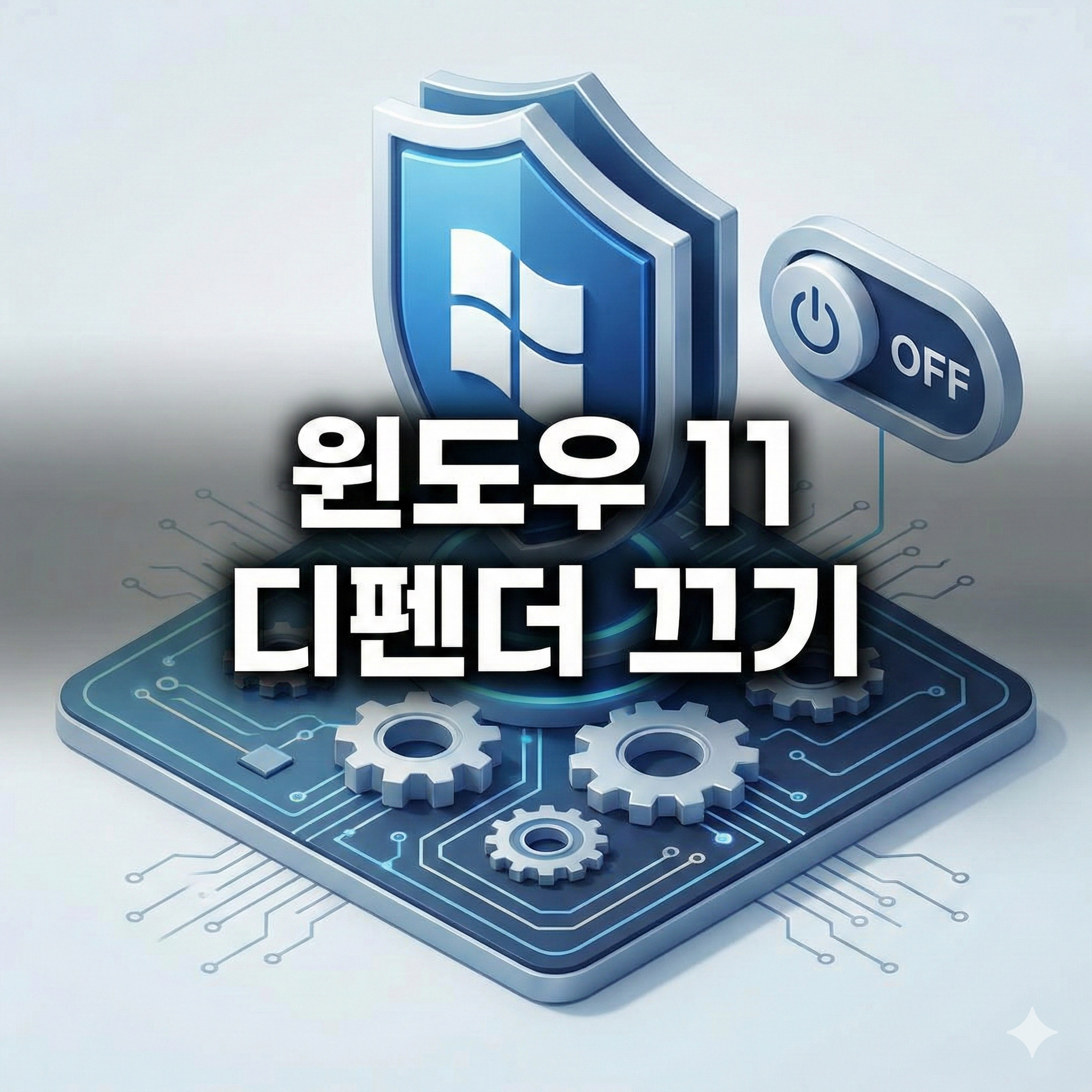 윈도우11 디펜더 끄기 썸네일