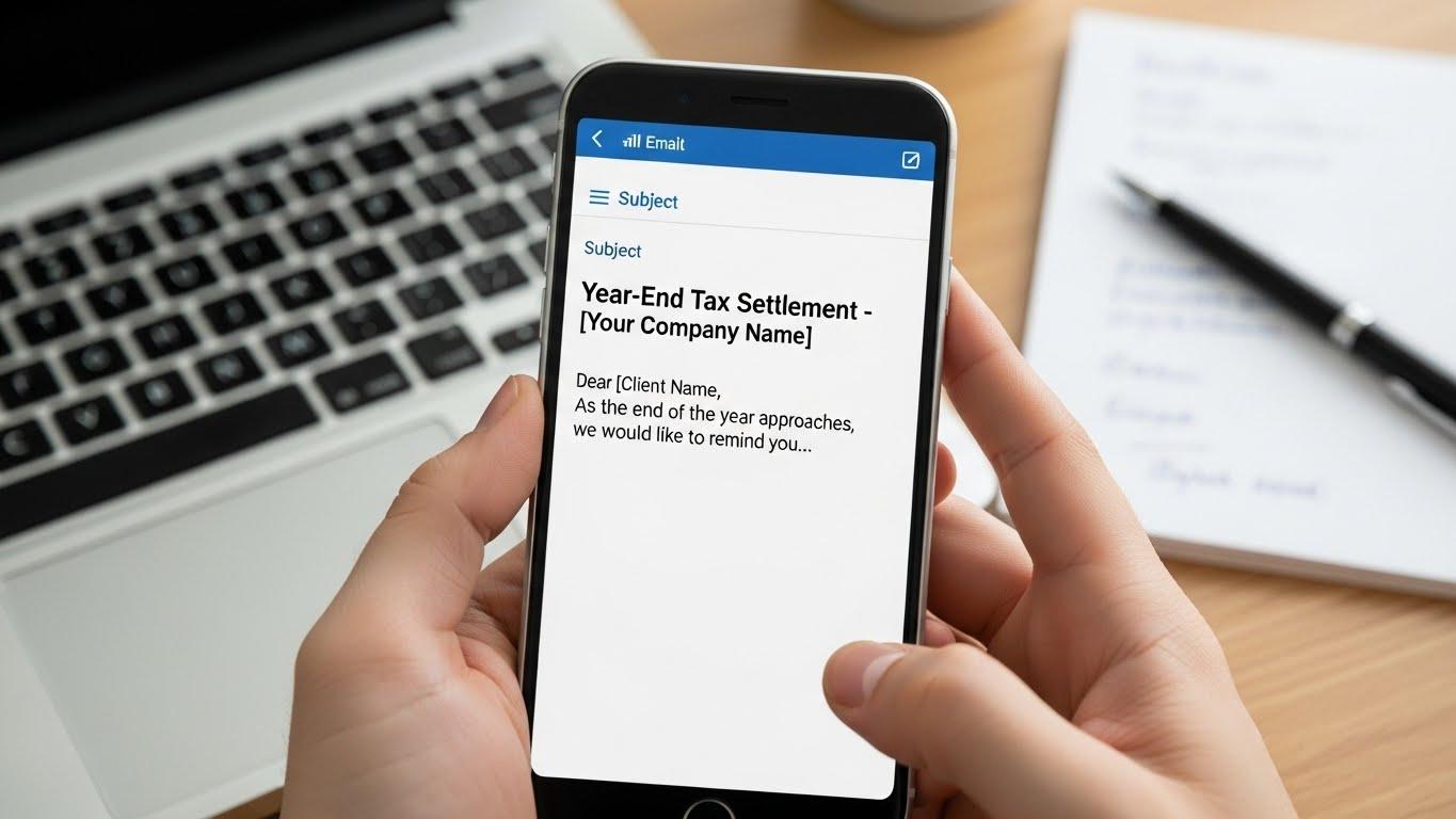 연말정산 메일 보내는 방법