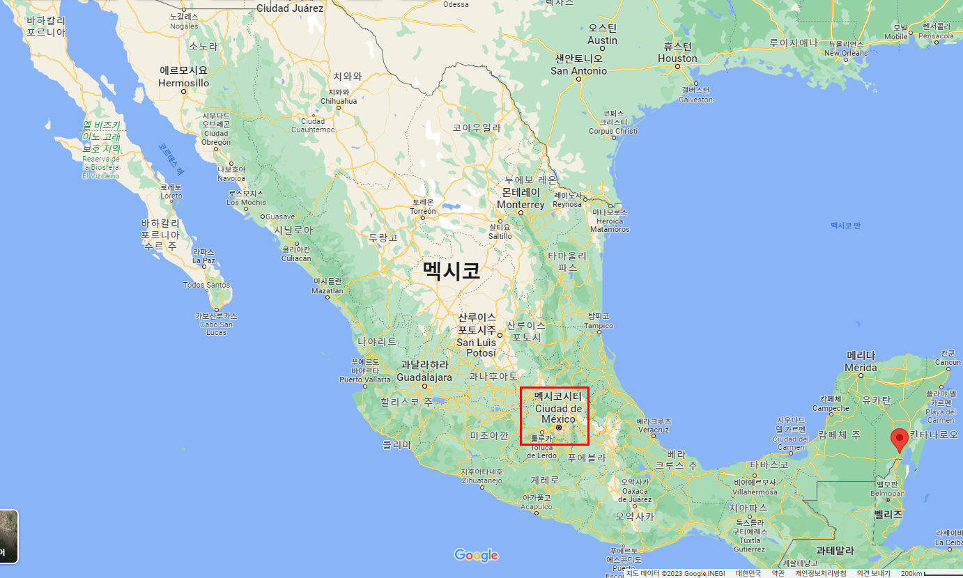 멕시코지도
