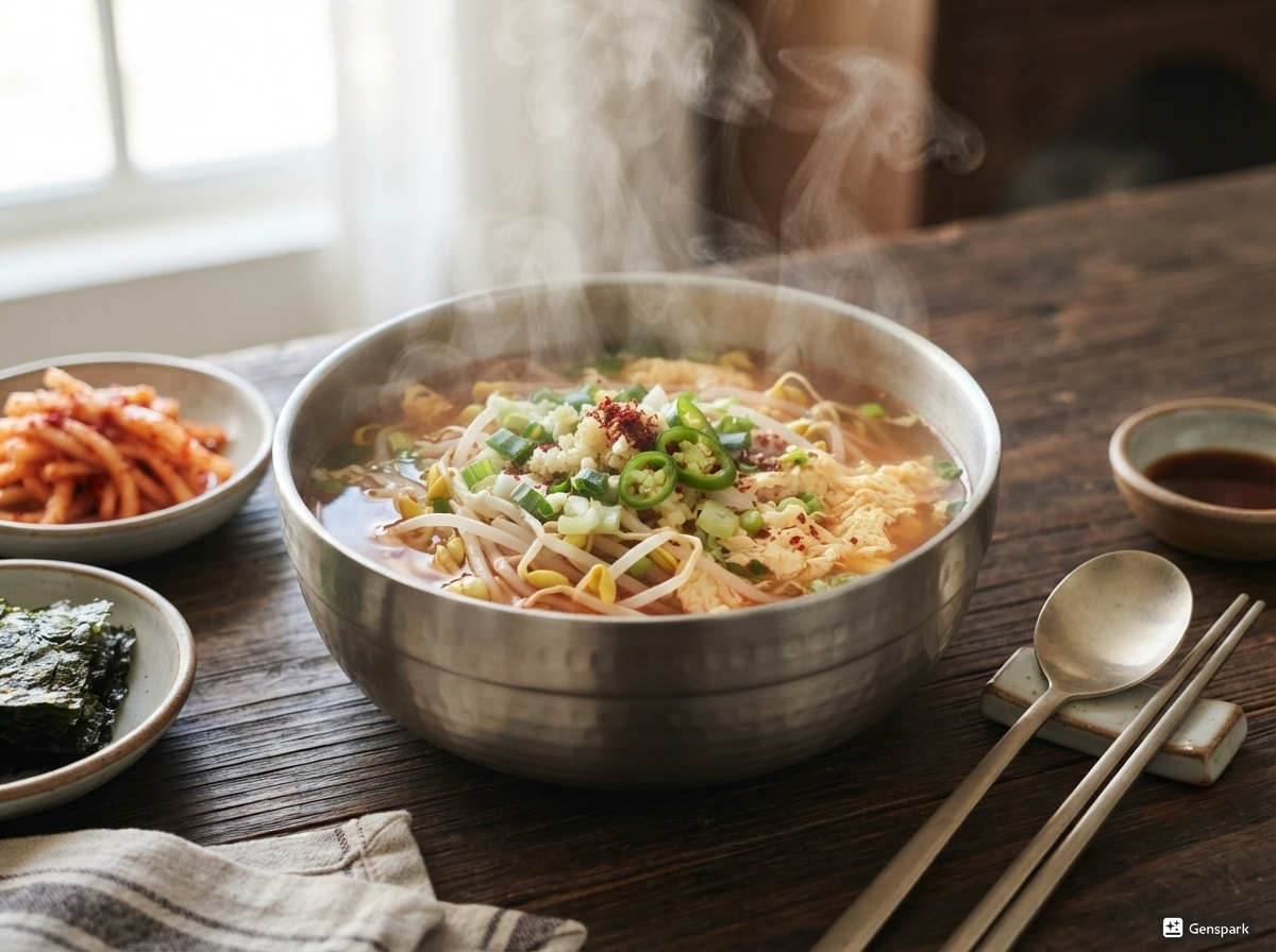 콩나물해장국 (끓이는법, 얼큰하게, 숙취해소)