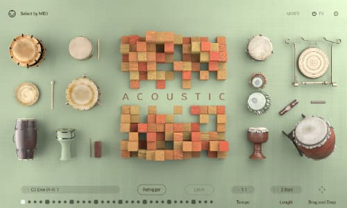 어쿠스틱 컬렉션의 드럼 악기