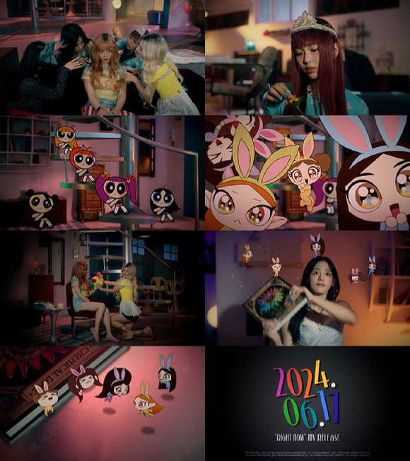 뉴진스 신곡 '라잇 나우' 뮤직비디오 갈무리 [사진=어도어]