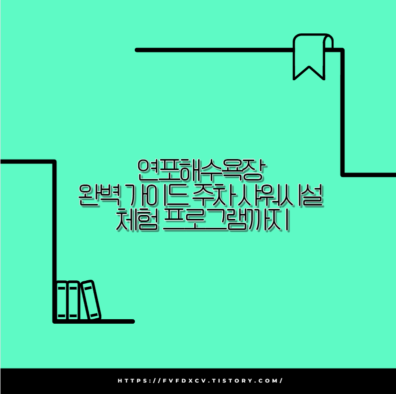 연포해수욕장 완벽 가이드 주차 샤워시설 체험 프로그램까지