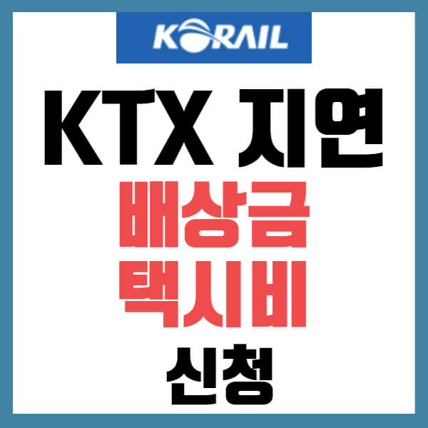 KTX지연 보상금 받는방법