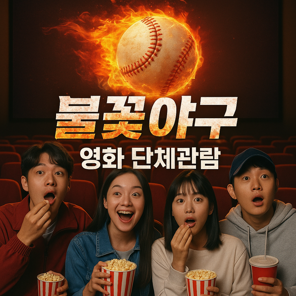 불꽃야구 영화 단체관람