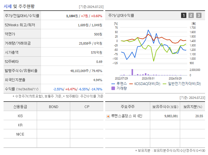 루멘스_기업개요